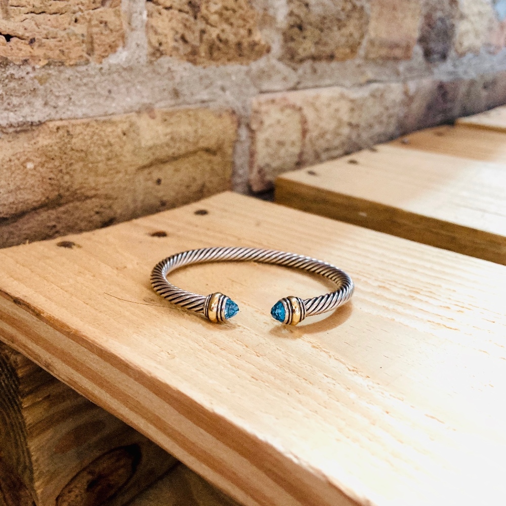David Yurman Cable Classics Bracelet with Gold